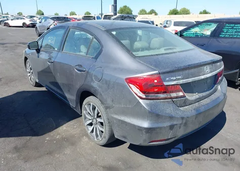 2015 Honda Civic Ex-L z USA, uszkodzony, nr VIN 19XFB2F91FE200567